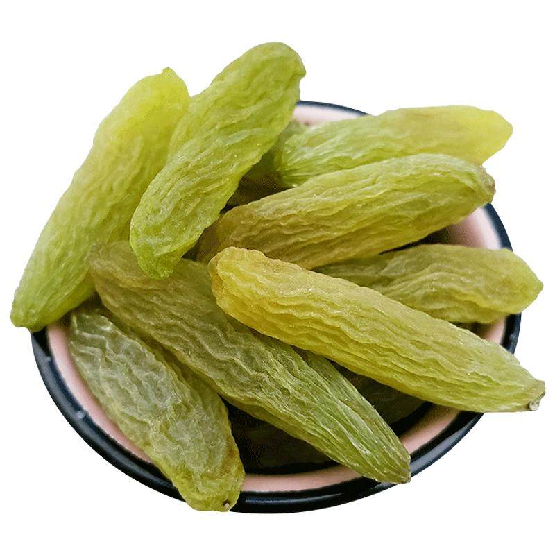 欣果界新疆葡萄干绿香妃葡萄干新货大颗粒提子干果干零食