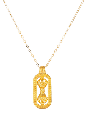 敦煌研究院敦煌金刚杵纯金项链