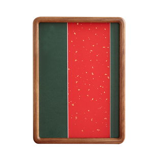 自己写书法毛笔画画空白实木圆角相框摆件摆台创作礼物装饰画DIY