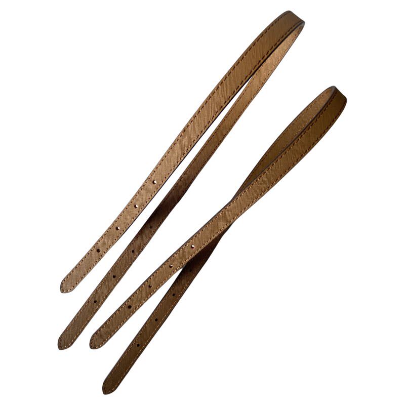 卡其十字纹牛皮肩带替换可调