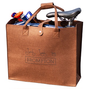 适用于brompton小布国布折叠自行车装车包收纳袋高铁安检包手提袋