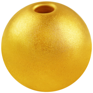 3D古法硬黄金足金999转运珠男女款哑光磨砂小金珠黄金隔珠配手链