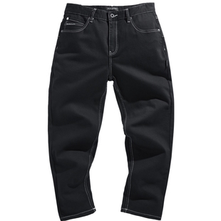 太平鸟男装 春季明线牛仔长裤男B1HAE1146