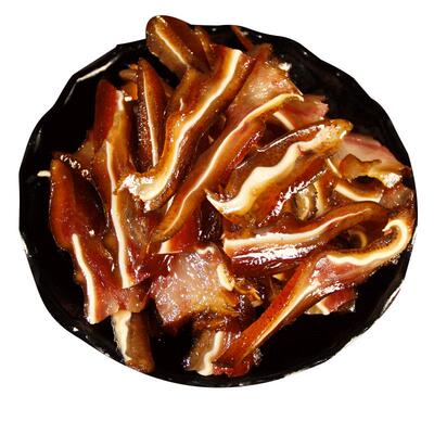 腊猪脸正宗四川特产腊肉农家烟熏自制猪头肉腊猪尾腊猪拱嘴猪耳朵