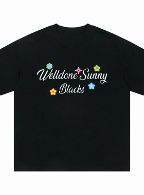 Welldonesunny新款字母短袖T恤