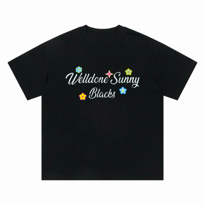 Welldonesunny新款字母短袖T恤