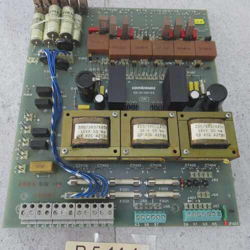 Contraves GB 101 037 Bz Versorgungskarte PCI Board Power Sup