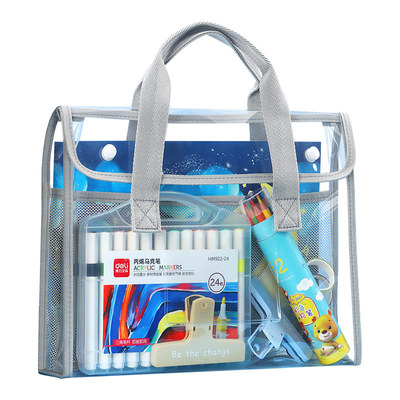 杰利PVC书法包美术袋画画专用