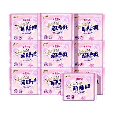 七度空间动物君萌睡裤（M-L）码夜用夜安安睡裤型卫生巾组合
