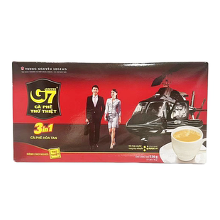 越南原装中原G7盒装咖啡336克(21包X16g)速溶三合一咖啡包邮
