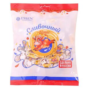 俄罗斯进口奶糖花生牛奶味太妃糖怀旧老式奶糖零食可可味奶糖