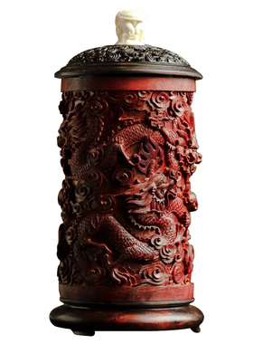 五龙熏香炉室内小叶紫檀