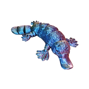 可爱关节可活动鸭嘴兽模型摆件孩童玩具礼物手办桌面装饰3D立体炫