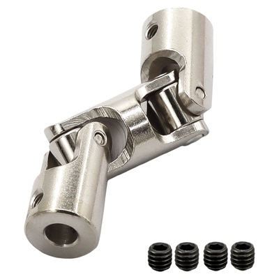 金属三节式万向节联轴器 车船模型连接配件 电机光轴传动万向接头