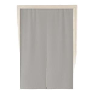 日式门帘遮挡帘纯色家用半截免打孔隔断帘房间半帘卫生间厨房挂帘