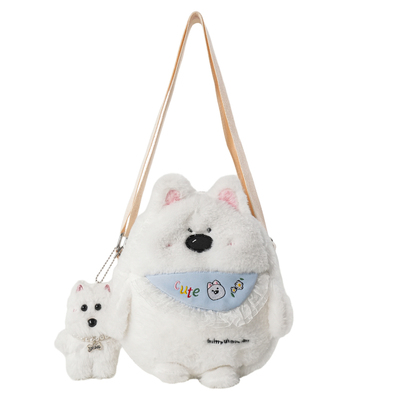 可爱日系卡通毛绒斜挎包