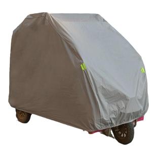 上海鑫福残疾摩托三轮车衣罩山崎轮椅助残车衣雨棚隔热防雨防晒套