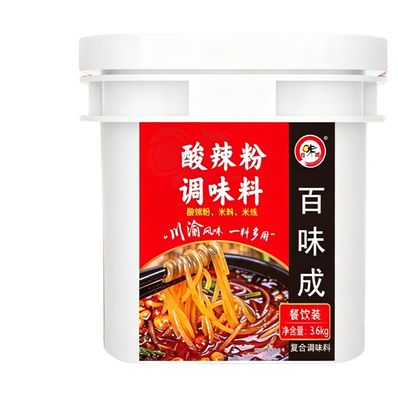百味成酸辣粉调味料3.6kg商用