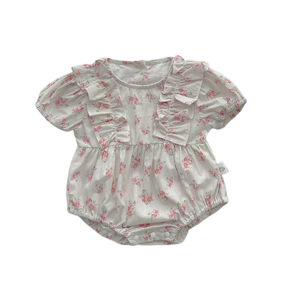 花边混纺套装韩版休闲夏季两件套