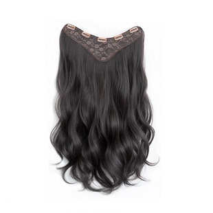 假发片女一片式增发量蓬松隐形法式高层次大波浪长卷发接发片长发