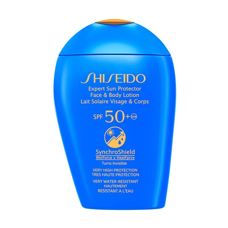 日版资生堂蓝胖子防晒霜隔离乳男士小蓝瓶清爽50ml官方旗舰店正品