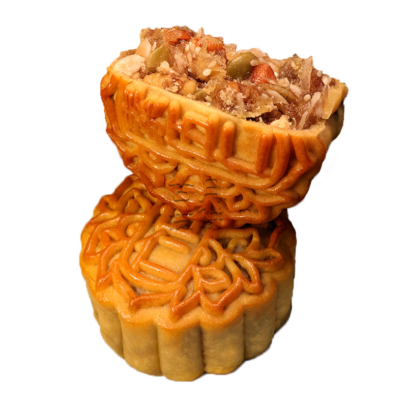 古供广式中秋月饼礼盒4枚装