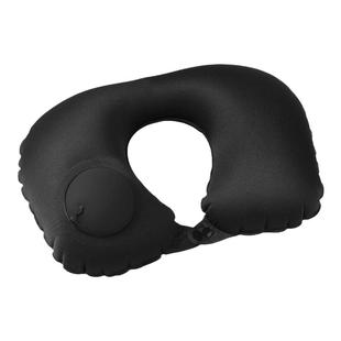 按压式充气u型枕头便携长途旅行飞机高铁夏季旅游睡觉神器护颈枕