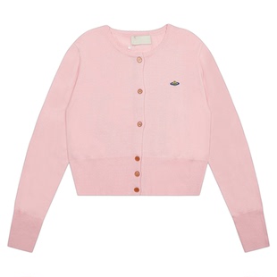 VIVIPUOOWD四季款土星荷叶领纯色针织开衫韩版显瘦百搭毛衣