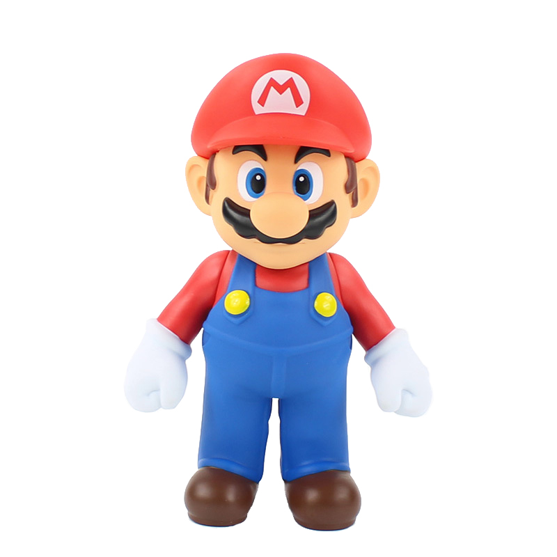 SuperMario超级玛丽马里奥公仔人偶回力车卡丁车手办玩具模型摆件