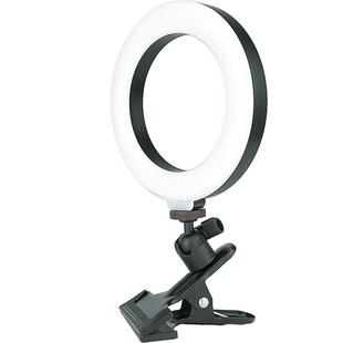 FULIN夹式美颜补光灯直播拍照灯主播美颜电脑环形灯打光灯补光灯