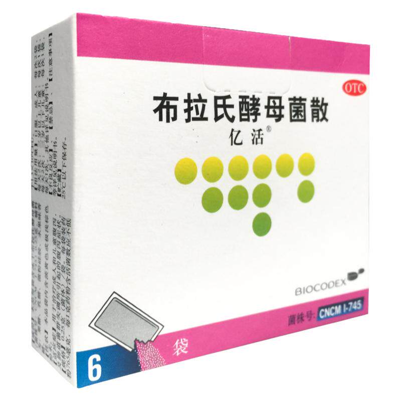 亿活 布拉氏酵母菌散 0.25g*6袋/盒