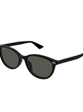 古驰椭圆形双G字母logo墨镜