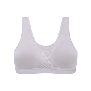【预售】全棉时代孕妇睡眠哺乳内衣薄款无痕文胸产后背心式胸罩女