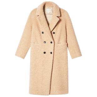 【100%羊毛】PSALTER诗篇复古双排扣颗粒绒羊羔毛大衣冬款