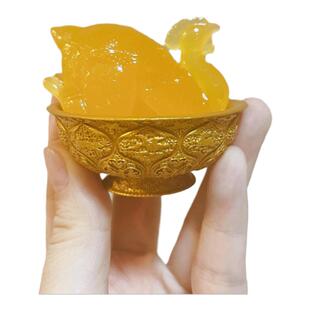 微缩世界广东白切鸡金饭碗吃鸡冰箱贴创意树脂装饰纪念品圣诞礼物