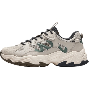 安踏休闲鞋男鞋2026冬季新款厚底增高百搭老爹鞋官方旗舰运动鞋男