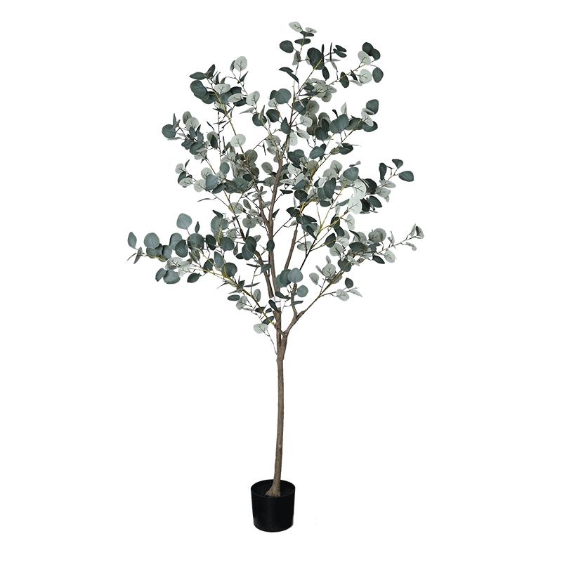 仿真绿植盆栽北欧树金钱叶尤加利