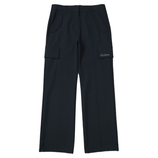 2026春季韩国MALBON高尔夫服装女款裤子运动时尚纯色百搭直筒长裤