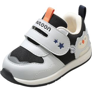 牧童婴儿学步鞋春秋女童原创猫头鹰软底宝宝机能鞋男童鞋透气网面