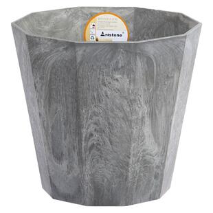 Artstone进口仿石纹黛卡树脂花盆北欧仿水泥室内阳台简约绿植花盆