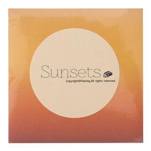 灼热Flaming现货Sunsets日落便签／无背胶／收藏一百次日落