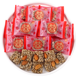 巴旦木瓜子仁坚果酥结婚喜糖伴手礼散装批发休闲专用过年糖果零食