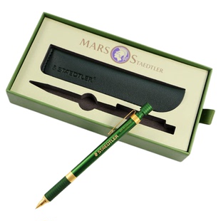 德国施德楼自动铅笔925 35鎏金绿限定款0.5mm HB素描书写手绘画设计低重心美术学生专用生日礼高端进口文具