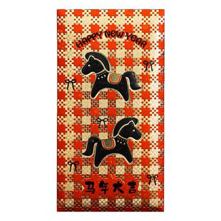 新年拜年利是封加厚千元可爱趣味红包袋个性卡通宝宝马年红包压岁