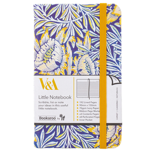 A6口袋笔记本V&A博物馆英国IF文创Bookaroo随身便携节日送礼物