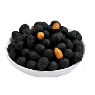 竹叶花生传统经典台湾风味竹炭花生坚果特色茶点花生米休闲食品