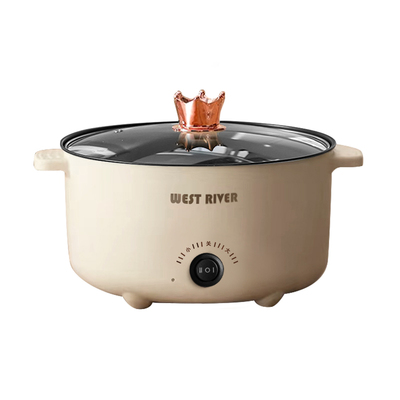 德国全自动电火锅一体炒菜电炒锅多功能料理锅蒸煎炒涮不粘电蒸锅