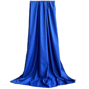 天蓝色淡蓝色雾霾蓝四面弹力布料幼儿园环创婚礼背景装饰吊顶布幔