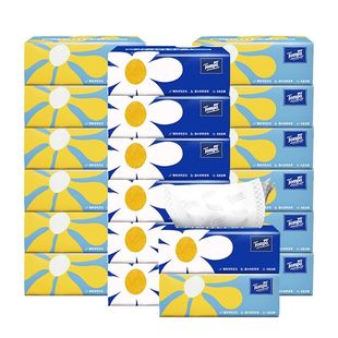 Tempo得宝抽纸4层80抽Mini面巾纸餐巾纸抽擦手纸无香纸巾卫生手纸