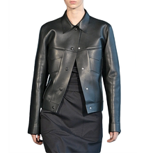 欧美时尚女2020春装新款pu机车服1